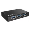 USB-hub D-Link DUB-1340 črn