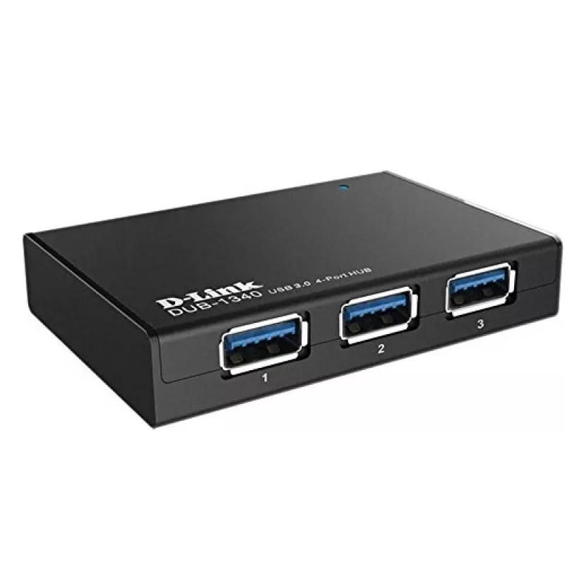 USB-hub D-Link DUB-1340 črn
