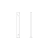 Wallbox Eiffel Basic montažne komponente – za polnilno postajo EV – RAL 7043
