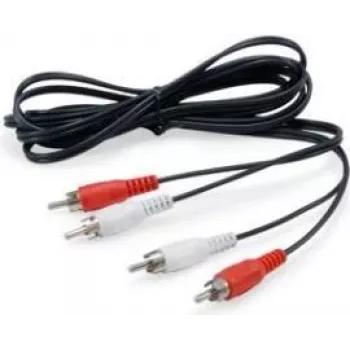 Equip 147094 avdio kabel 2,5 m 2 x RCA črn
