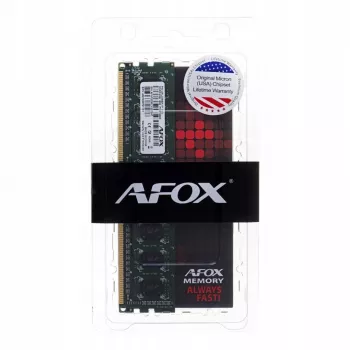 AFOX DDR3 8G 1600 UDIMM pomnilniški modul 8 GB 1600 MHz LV 1,35V (AFLD38BK1L) - 8 GB - DDR3