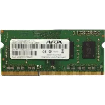 SO-DIMM DDR3 pomnilnik za prenosnike AFOX 8 GB 1333 MHz 1,35 V enokanalni 1x8 GB