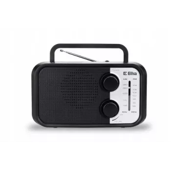 Prenosni radio Eltra DANA črn – FM/AM sprejemnik, kompaktna oblika