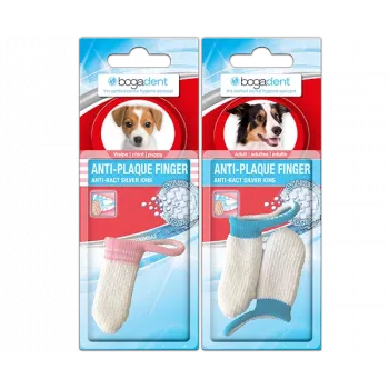 BOGAR Bogadent® Anti-Plaque-Finger – nastavek za prst za odstranjevanje zobnega plaka – 2 kosa