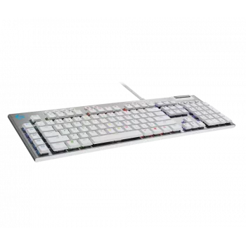 LOGITECH G815 LIGHTSPEED RGB mehanska igralna tipkovnica – GL Tactile – bela – PAN – USB – NORDIC-613 – TACTILE SWITCH