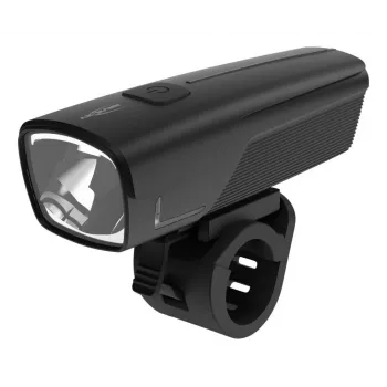 ANSMANN 1600-0524 LED sprednja kolesarska luč, 50 lx, 2600 mAh, 2 W, črna
