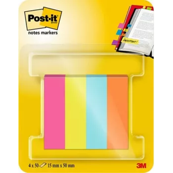 3M Post-it označevalci strani 670-4-POP mešani 4x50 listov/paket