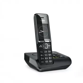 Gigaset Comfort 550A brezžični telefon s snemalnikom sporočil, črn