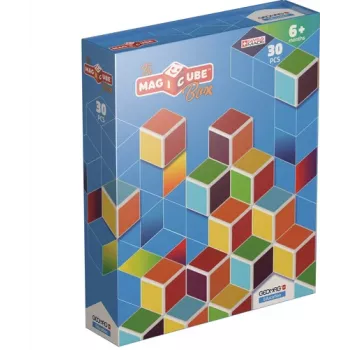 Geomag MagiCube GM120 magnetne kocke, 30 kosov, večbarvne, kvadratne, za otroke od 1,5 leta