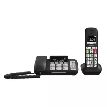 Gigaset DL780 Plus žični telefon s snemalnikom sporočil, črn