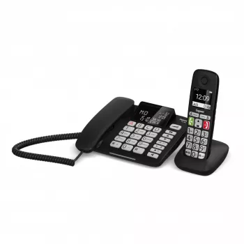 Gigaset DL780 Plus žični telefon s snemalnikom sporočil, črn