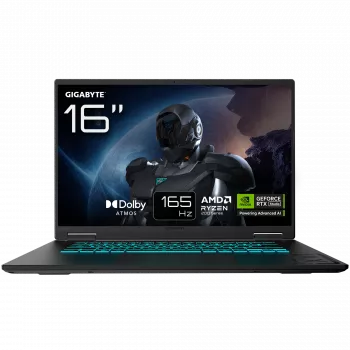 Gigabyte GAMING A16 3VHK3EEC93SH 16 inch QHD+ AMD Ryzen 7 260 16GB 512GB SSD RTX 5060 Windows 11 Home angleška tipkovnica 2 leti garancije
