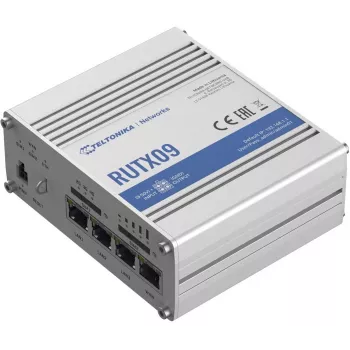 Teltonika RUTX09 industrijski usmerjevalnik 4G LTE-A Cat 6 z 4-portnim gigabitnim stikalom, Dual SIM, GNSS