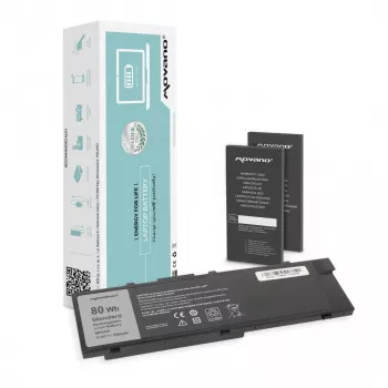 MOVANO baterija MFKVP za Dell Precision 15 7510 17 7710 – 7000 mAh (80 Wh)