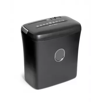 WALLNER Shredder XD1012 CD uničevalnik dokumentov s prečnim rezanjem, 6 listov, 10 L, črn