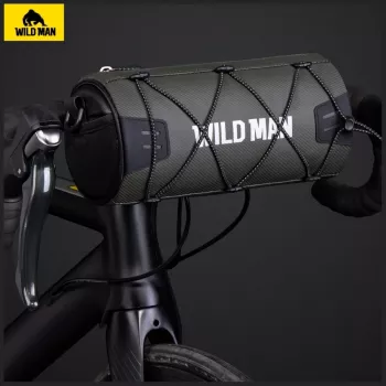 WILDMAN GX300 kolesarska torba za okvir 2L, črna