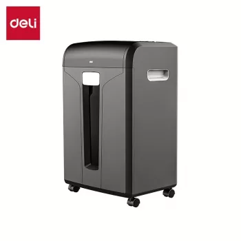 Deli E14400 uničevalnik dokumentov s prečnim rezanjem, 12 listov, 23L, črn