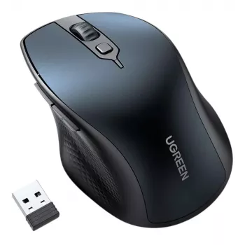 UGREEN MU101 brezžična miška 2.4G+BT modra