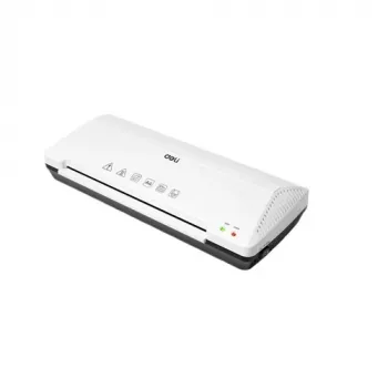 DELI pisarniški laminator ET102 A4 - vroče in hladno, 2 valja, 250 mm/min, črn