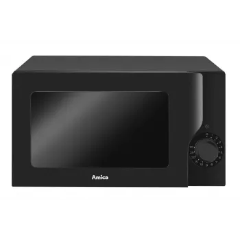 AMICA mikrovalovna pečica AMGF17M2B z žarom, 17L, 700W, črna
