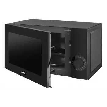 AMICA mikrovalovna pečica AMGF17M2B z žarom, 17L, 700W, črna