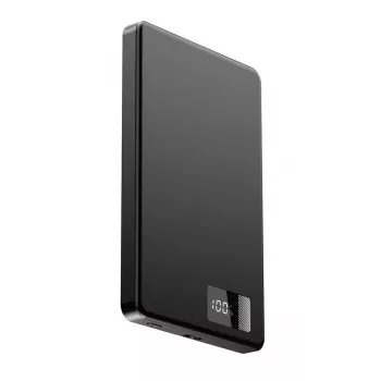 GEMBIRD PB05-WPC15M-LCD-01 brezžični magnetni powerbank 5000mAh 15W LCD črn