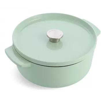 KitchenAid pekač iz emajliranega litega železa 26 cm, pistacija