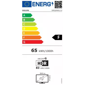 Philips 50PQS9001/12 The One 50 inch QLED 4K Google TV z Ambilight