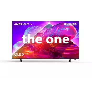 Philips 75PQS9001/12 75 inch QLED 4K Ultra HD Google TV s 3-stranskim Ambilight, MiniLED, 120Hz, Dolby Vision & Atmos, VRR, ALLM, FreeSync Premium, združljiv z G-Sync, 4x HDMI 2.1, 2x USB, Wi-Fi, Bluetooth 5.0, DVB-T/T2/C/S/S2, siva