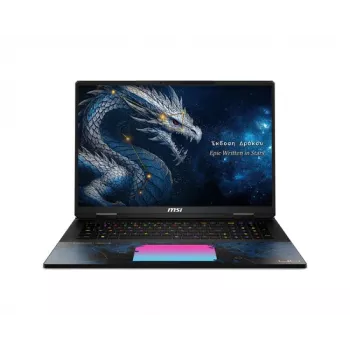 MSI Titan 18 HX Dragon Edition Draco Epic A2WJ-1218 (Intel Core Ultra 9 290HX Plus, 96GB RAM, 4TB SSD, RTX 5090, 18 inch UHD+ 240Hz, Windows 11 Home, črn)
