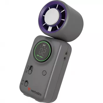 Verbatim Cool'n'Go Ice Touch Mini ročni ventilator (vijolična/siva)