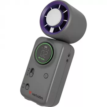 Verbatim Cool'n'Go Ice Touch Mini ročni ventilator (vijolična/siva)
