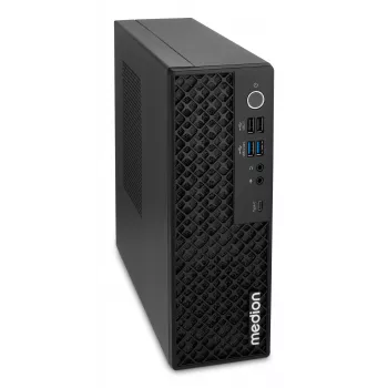 Medion 10026214 PICOWORX T80III MD340101 mini računalnik, Intel Processor N100, 16GB RAM, 512GB SSD, Windows 11 Pro, Wi-Fi 6, črn
