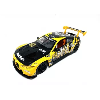 PULIO 1:24 BMW M4 GT3 die-cast model avtomobila s svetlobo in zvokom, pull-back funkcija, odpiranje vrat