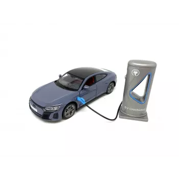 PULIO Auto MSZ 1/36 Audi RS E-Tron GT Light & Sound die-cast model avtomobila