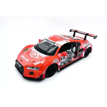 PULIO 1:24 Audi R8 LMS diecast model avtomobila s svetlobo in zvokom
