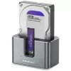 Qoltec 2in1 priklopna postaja za HDD SSD SATA M.2 NVMe s funkcijo kloniranja, USB-C 3.2 Gen 2, 10Gbps, do 28TB, aluminij