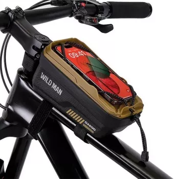 WILDMAN GX200 okvirna torba za kolo z držalom za telefon, Desert