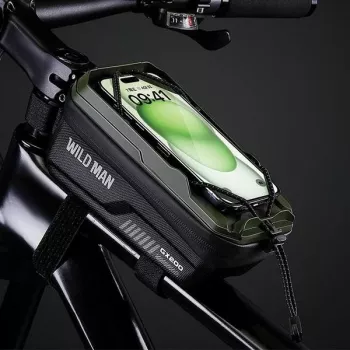 WILDMAN GX200 okvirna torba za kolo z držalom za telefon, Desert