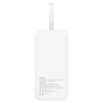 Savio BA-15 prenosna baterija 50000 mAh bela