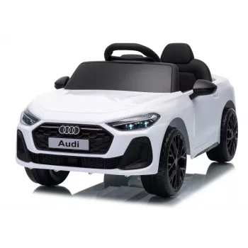LEAN CARS Audi A5L HL788 12V otroški električni avtomobil z daljinskim upravljalnikom, bel