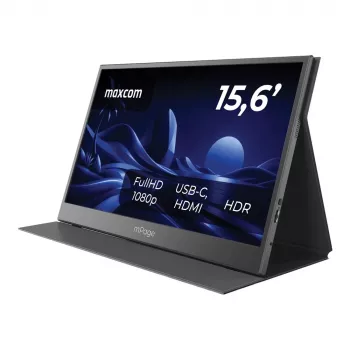 MAXCOM prenosni monitor Mpage 15 - 15,6 inch Full HD IPS USB-C HDR10 aluminij