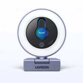 UGREEN CM910 spletna kamera, 2K, 30FPS, LED osvetlitev, vgrajen mikrofon