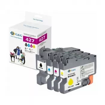 G&G kompatibilen komplet kartuš s črnilom za Brother LC-427 - črna, cian, magenta, rumena (GP-B427BKCMY-4P)