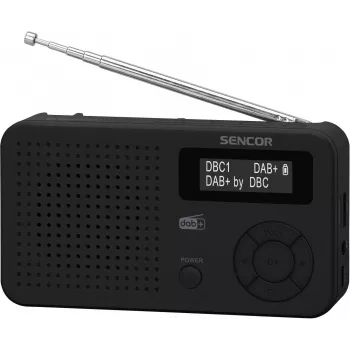 Sencor SRD 7210B DAB+ radio FM/BT/USB - črn