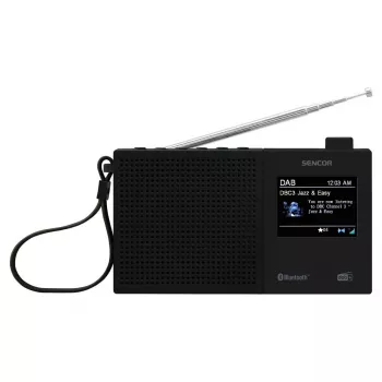 SENCOR SRD 7790B DAB+ radio s FM, Bluetooth, USB, 2,4 inch LCD, baterija