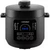 CONCEPT CK6001 večnamenski kuhalnik 5L 900W 10 programov, proti prijemanju, črno-nerjavno jeklo