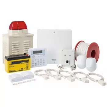 ABUS AZAA10200 Terxon SX komplet alarmnega sistema, 8 žičnih con, 1 cona za sabotage