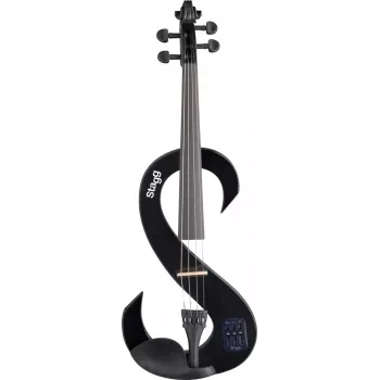 Stagg EVN 4/4 BK električna violina s priborom - črna