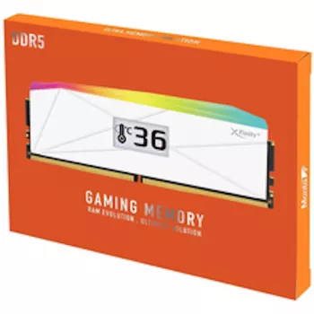 V-Color Manta XFinity+ aRGB DDR5-8000 RAM, CL40, EXPO - 32 GB dvojni komplet, bel